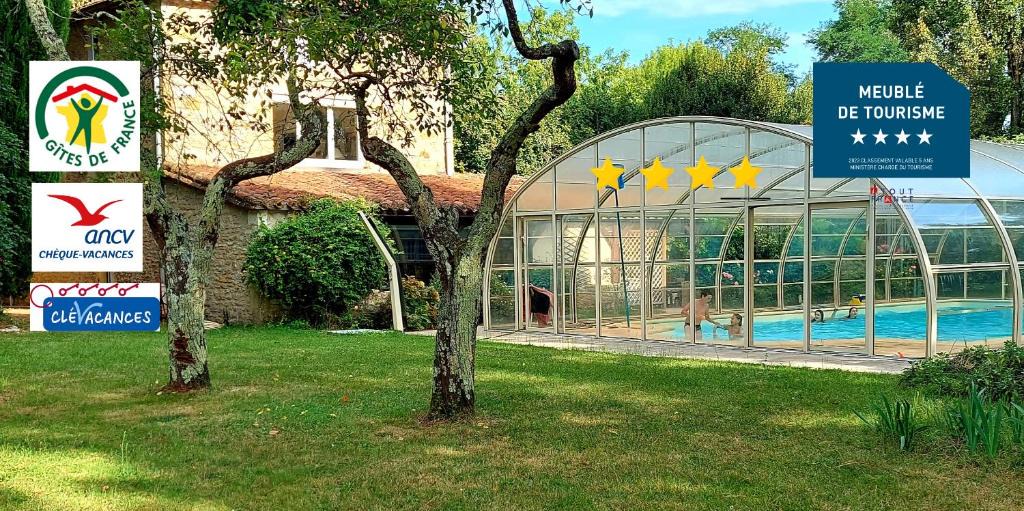 Duravel House | Domaine La Buissière Duravel "Le Gîte" avec piscine couverte privative