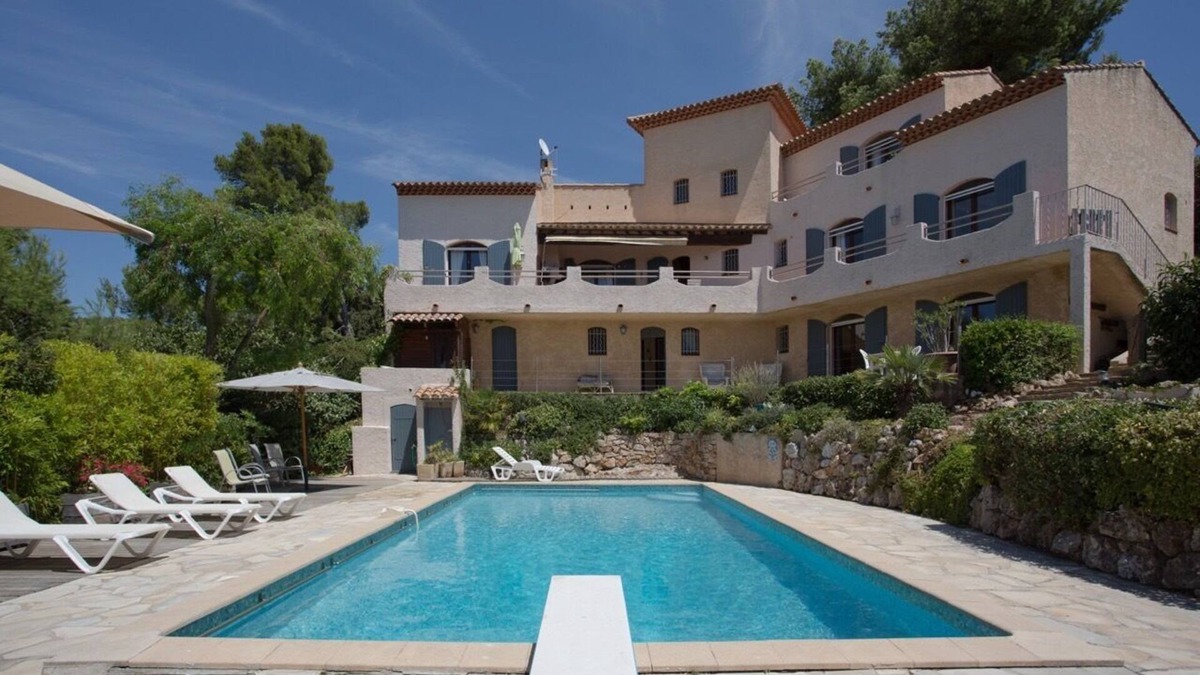 Saint-Cyr-sur-Mer Villa | Domaine Port D'alon, Très Belle Villa Provençale Avec vue mer