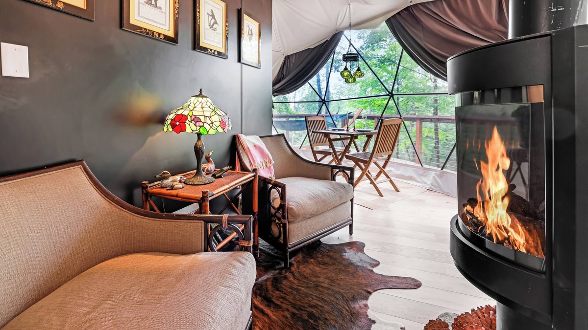 Swan Lake RV Rental | Domes at Catskills a lakefront glamping adventure for adults