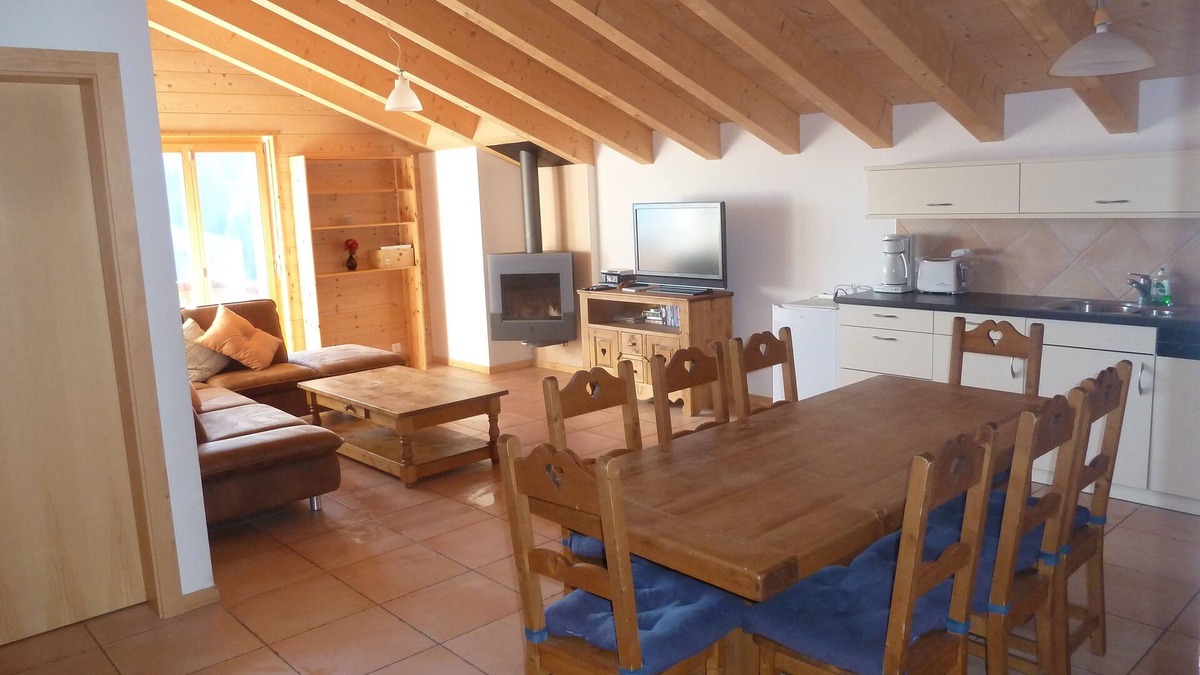 Champoussin Apartment | Doorstep skiing from a 'chocolate box' Swiss ski village.