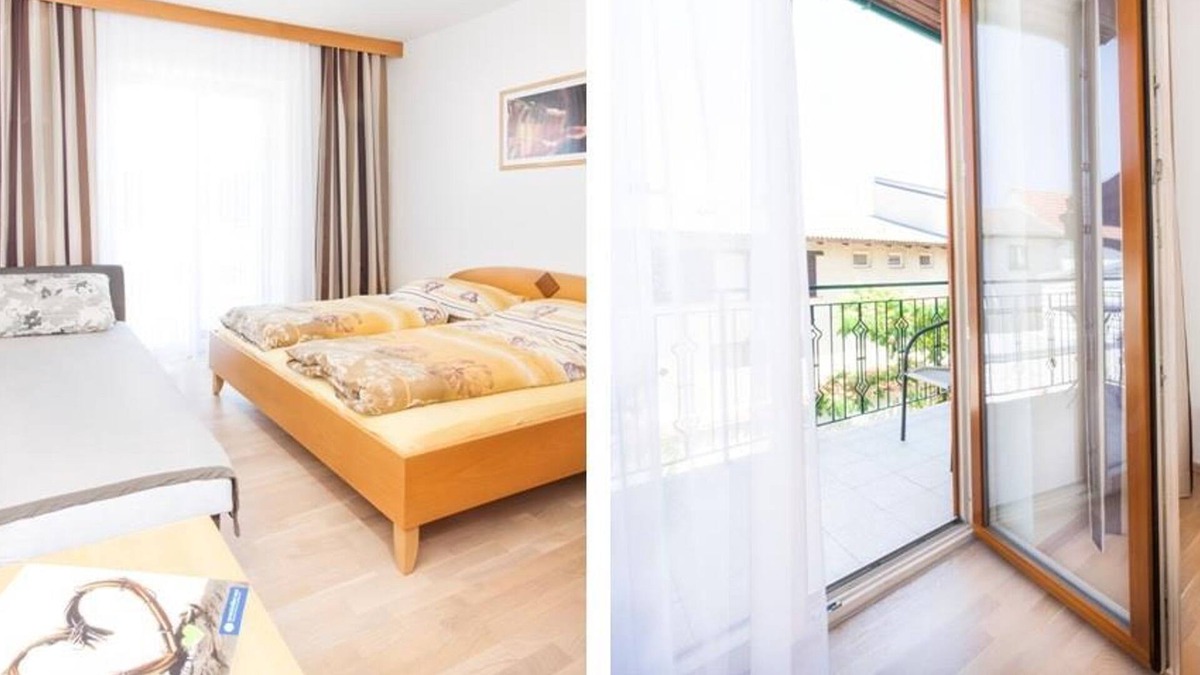 Jois Apartment | Doppelzimmer/dreibettzimmer mit Dusche, WC - Gästehaus Auer Werner