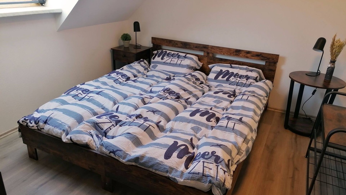 Ducherow Apartment | Double room Bugewitz small for 2 pers. with bath & WC - Pension Tweete Heimat