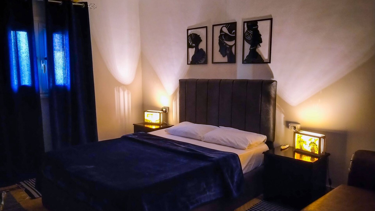 Giza House | Double Room with Balcony Pyramids View