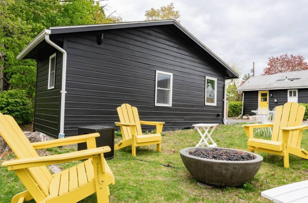 Kingston House | Double The Fun II Two Houses and fire pit in shared yard