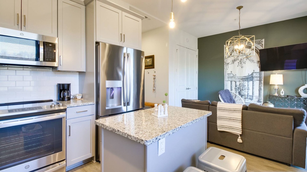 Central Business District Apartment | Downtown Lynchburg Condo w/James River Views