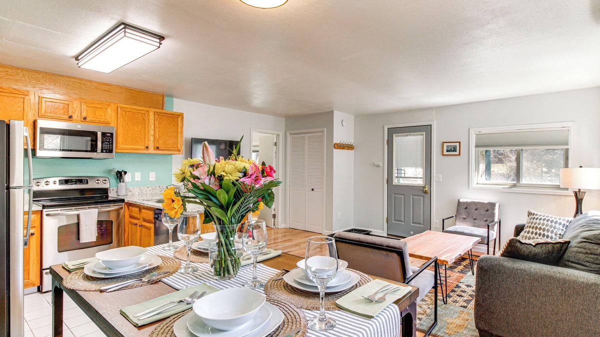 Ouray Apartment | Downtown Ouray Apt w/River & Mountain Views!