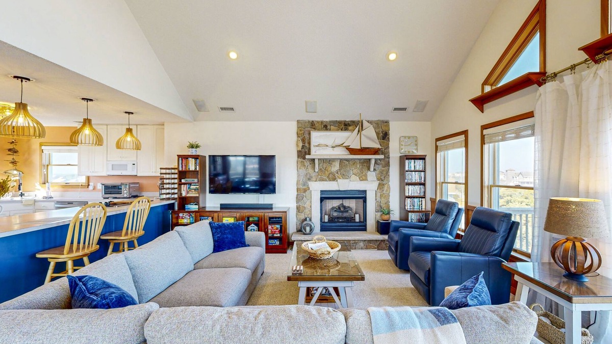 Avon House | Dreamy beach home with ocean and sound views, beach access, private hot tub