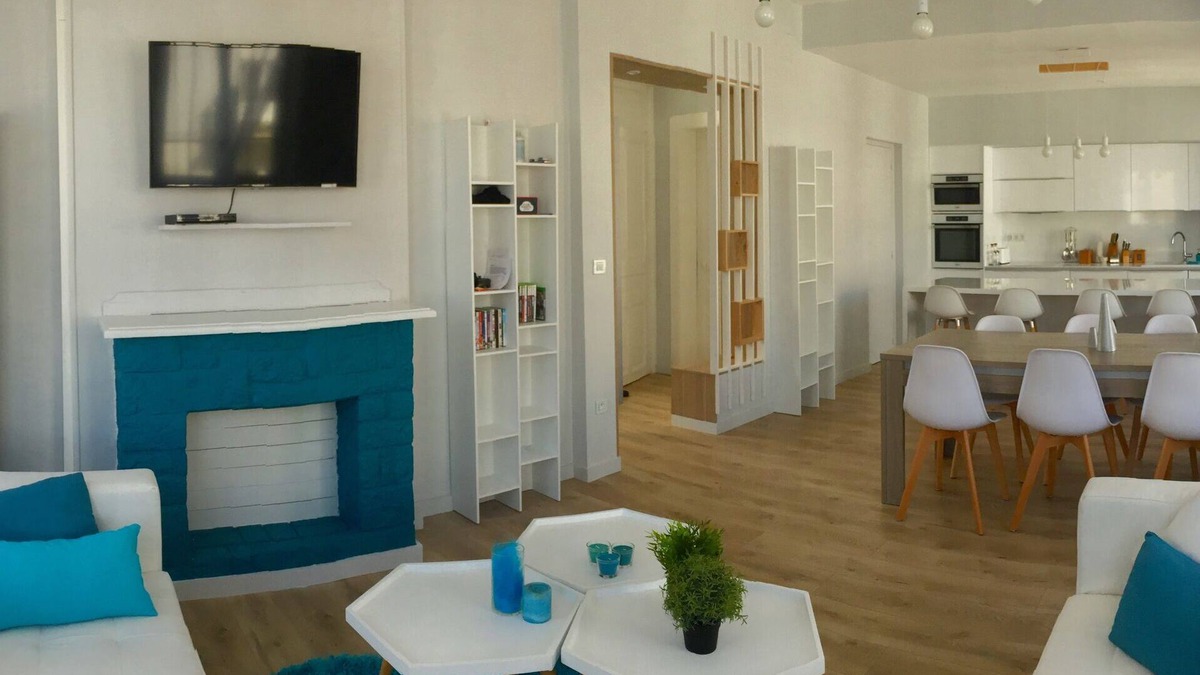 Berck-sur-Mer Apartment | duplex 4 bedrooms fully renovated with wifi in the heart of the resort
