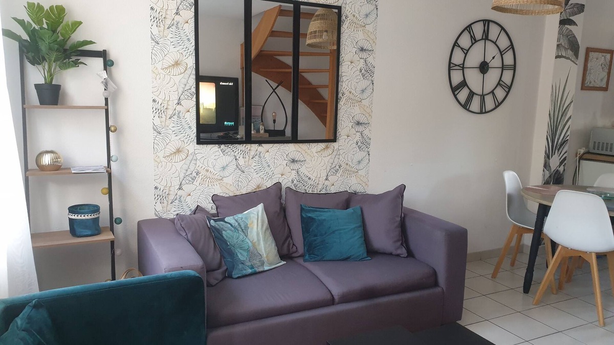 Saint-Pair-sur-Mer Apartment | Duplex 47 m2 in wooded setting