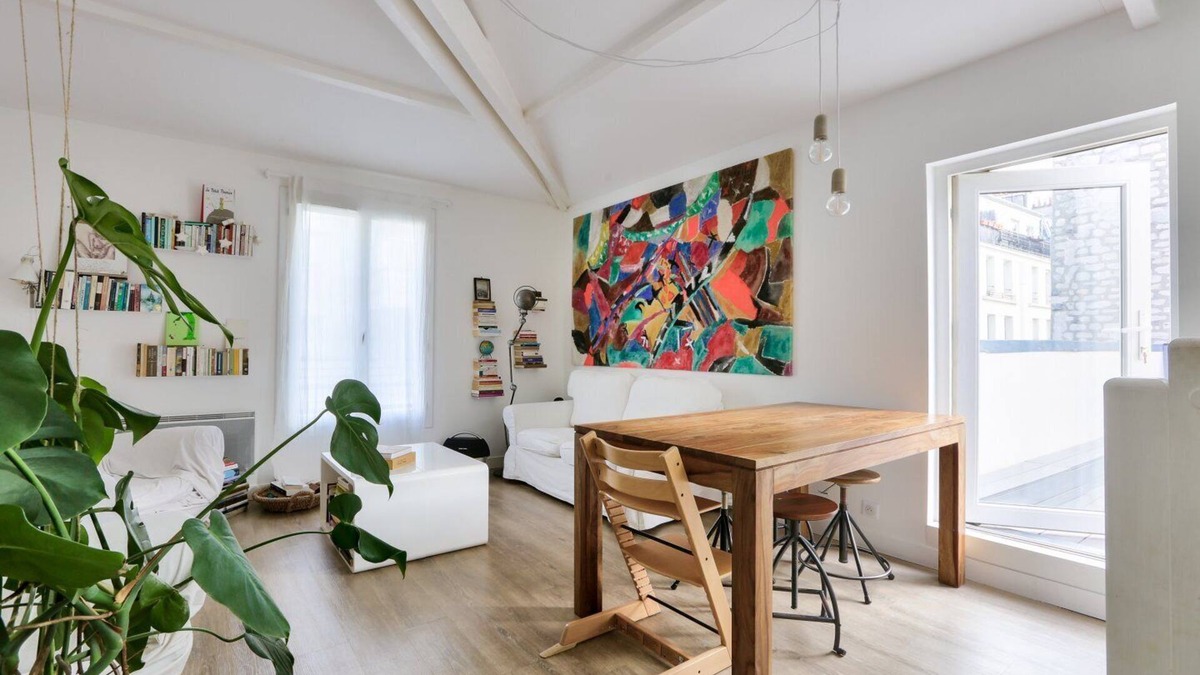 Quartier de la Chapelle Apartment | Duplex Apartment With big Terrace in Vibrant Area