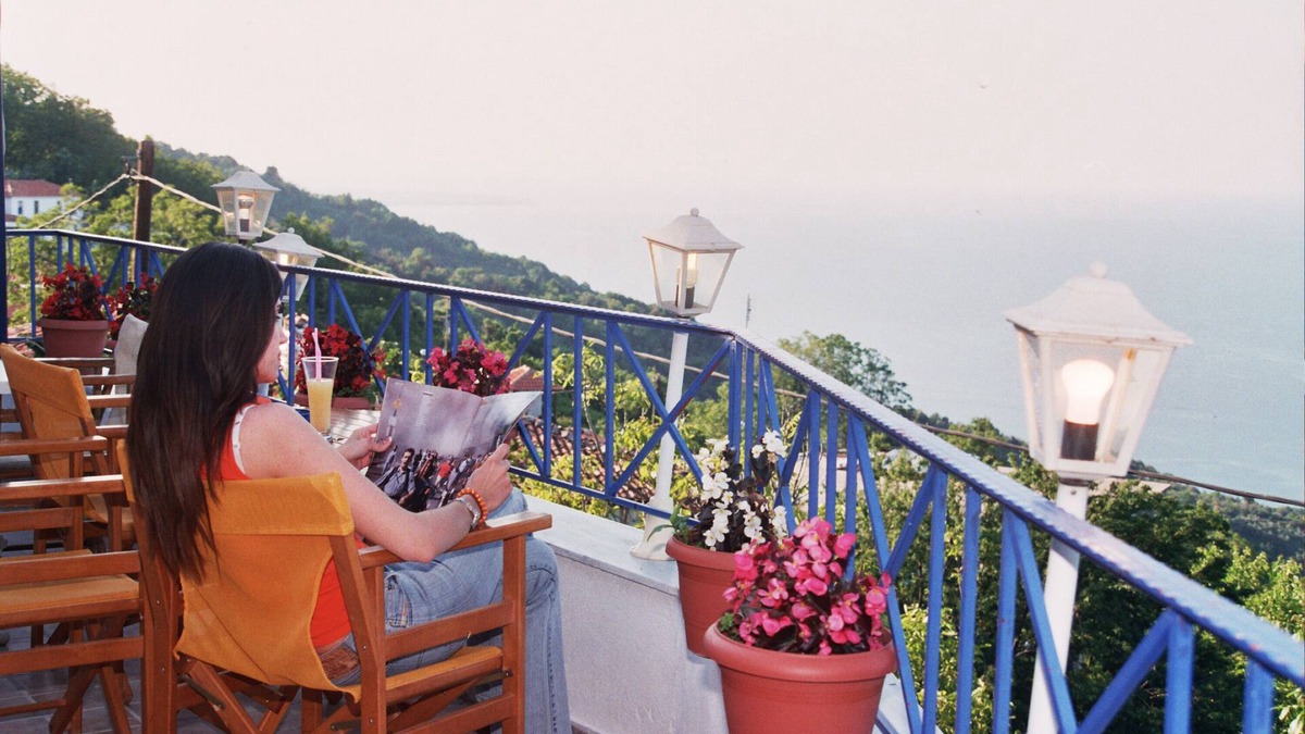 Karitsa Apartment | Duplex Luxury sea view apartment for 6, 3 klm from the sea and thermalism