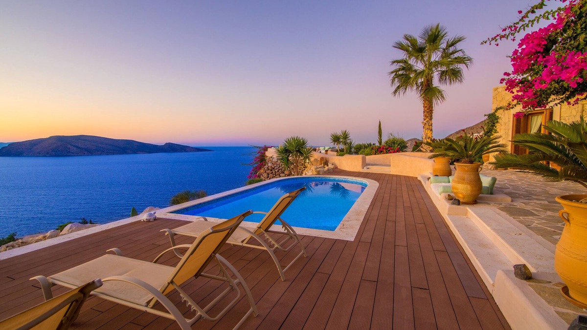 Pefki Villa | East Crete Villa Mirabello | Breathtaking views to Murabello Gulf