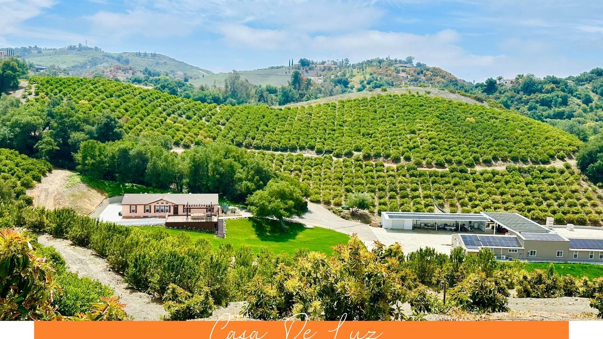 Temecula Villa | Eden Green Sunmist Villa 35acOrchard by Casa De Luz -10mins to Old Town Temecula