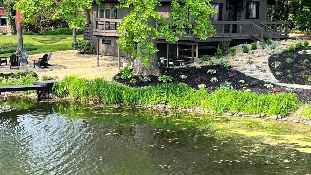 Edinboro Cottage | Edgewater Escape…Cozy waterfront cottage nestled in the center of Edinboro!