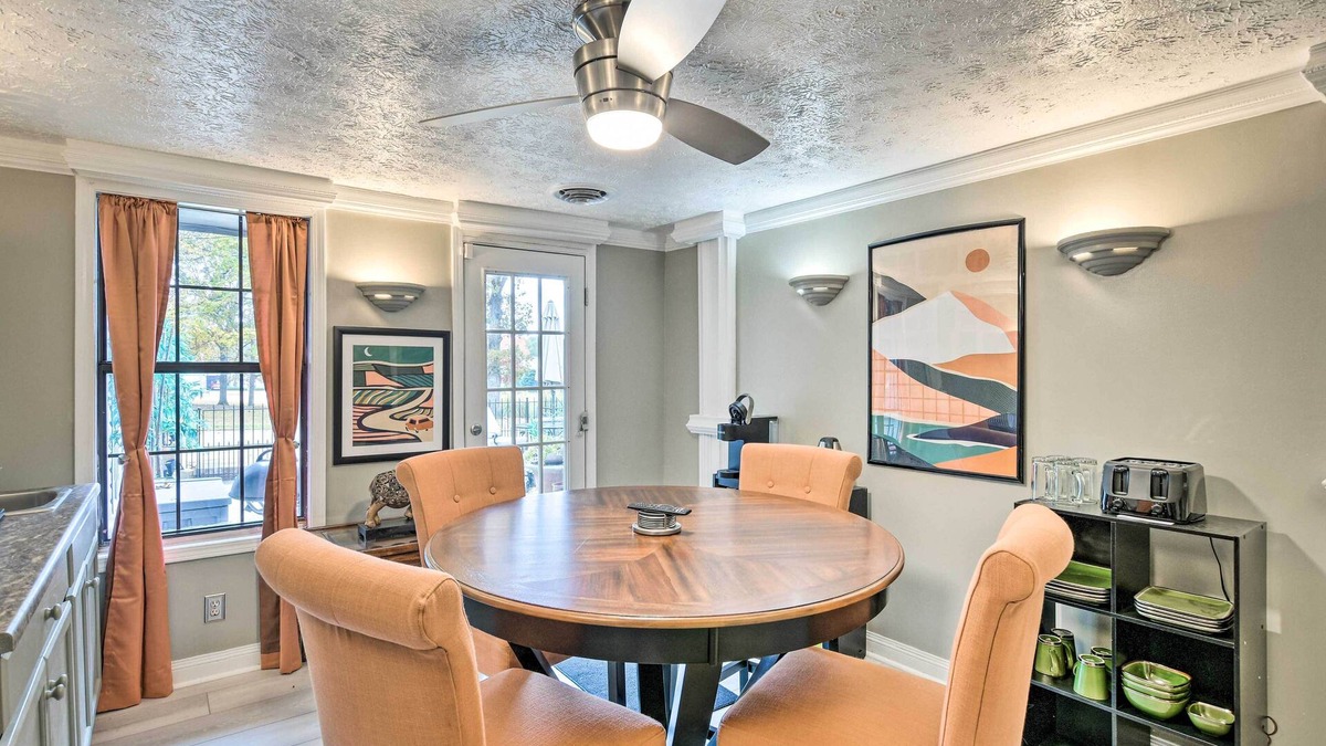 Greenville Apartment | Efficiency Apt: Shared Conference Room, Patio