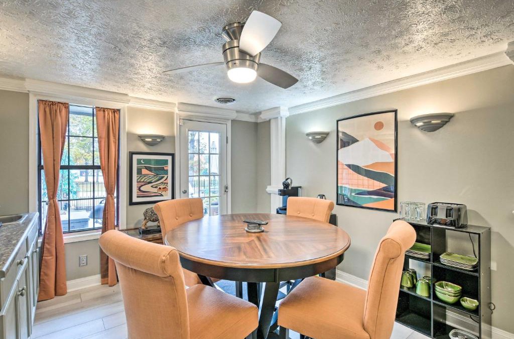 Greenville Apartment | Efficiency Apt Shared Conference Room, Patio