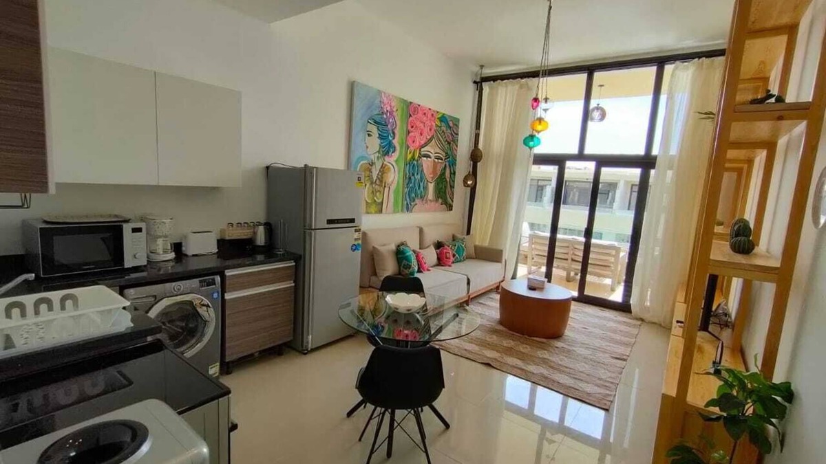 El Gouna Apartment | El Gouna , Elegant , cozy one bedroom at G cribs hug balcony looking over pool