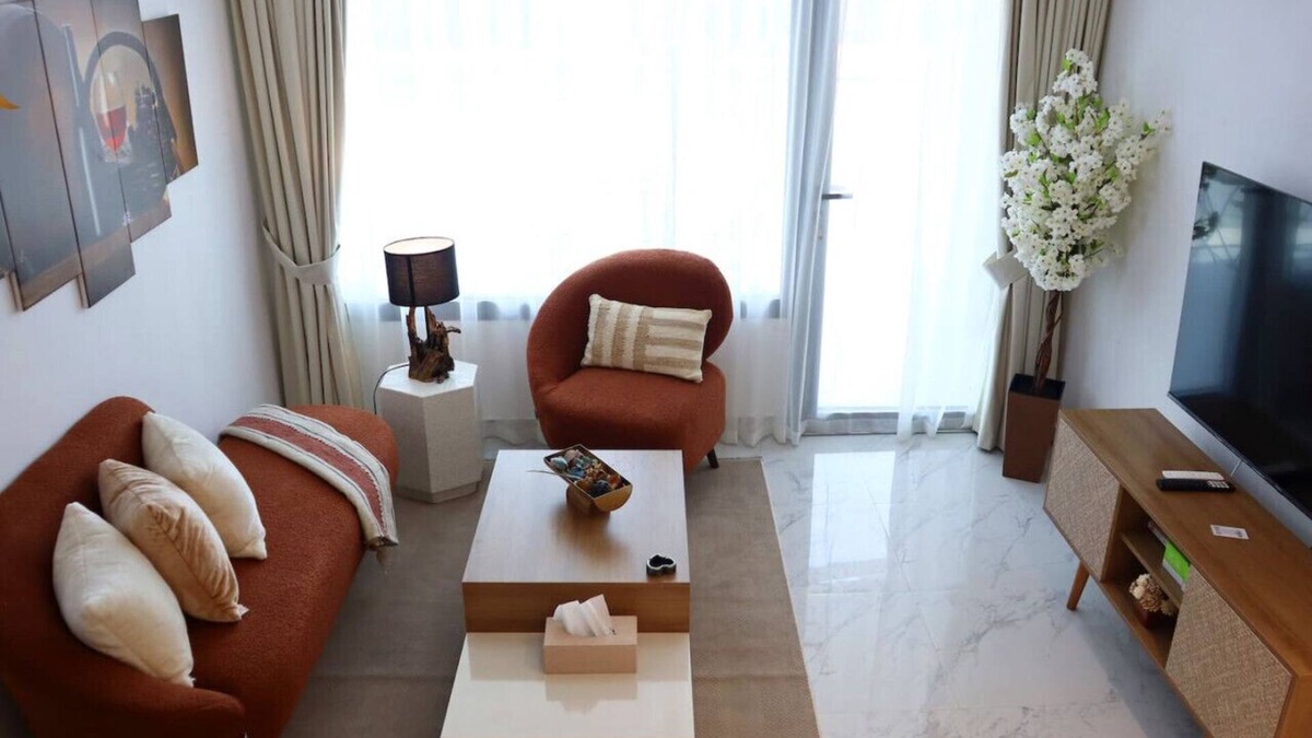 Masdar City Apartment | Elegant 2BR Retreat in Oasis 1