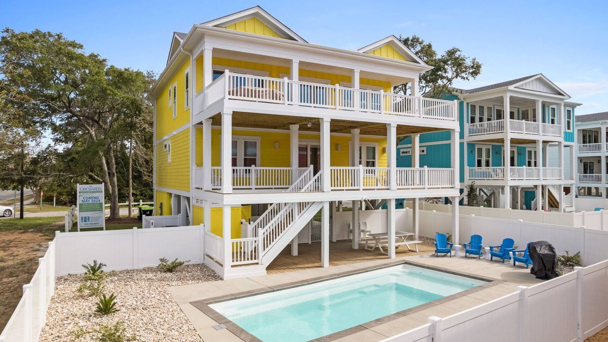 Long Beach House | Elegant 6-Bedroom Custom Home with Private Heated Pool, Easy Beach Access