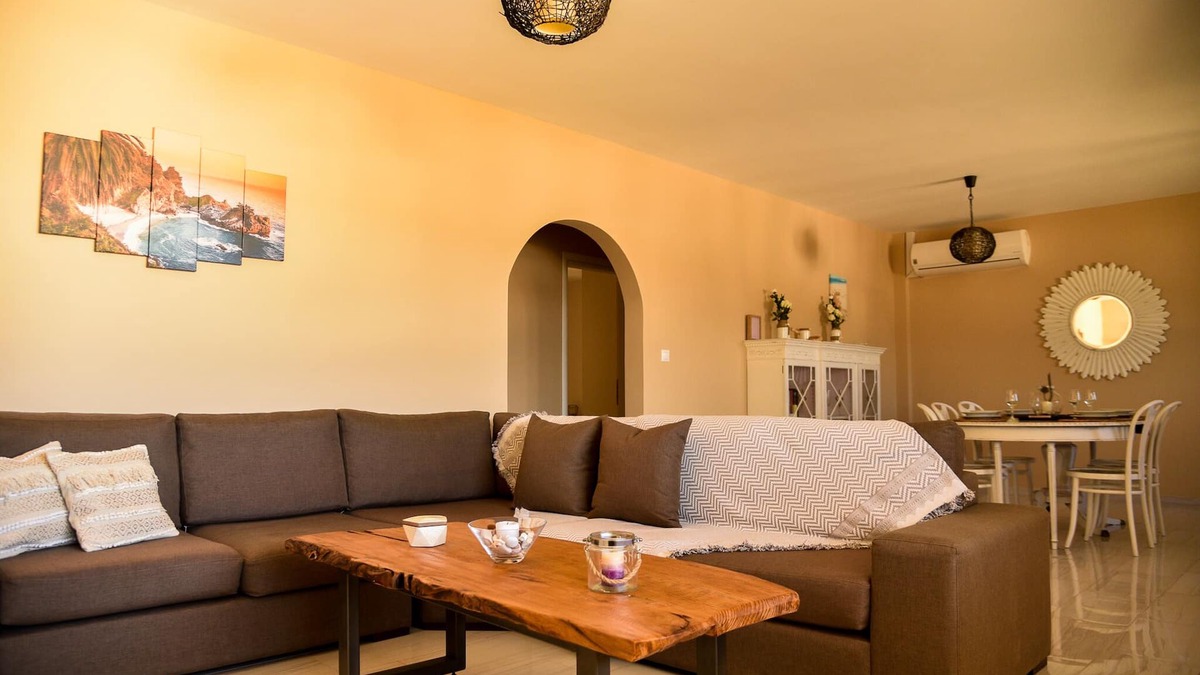 Amoopi Apartment | Elegant Apartment With Spectacular View Next To The Ammopi Beach