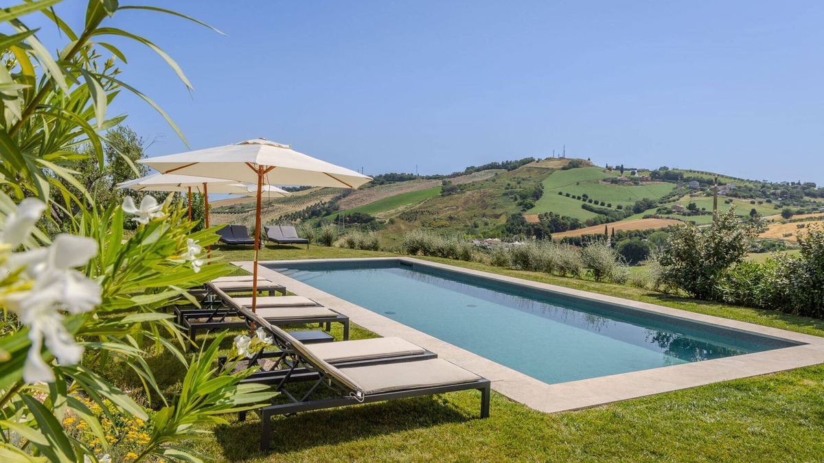 Casabianca di Fermo Villa | Elegant and modern villa with pool and panoramic position, close to Fermo and the beaches of Porto S