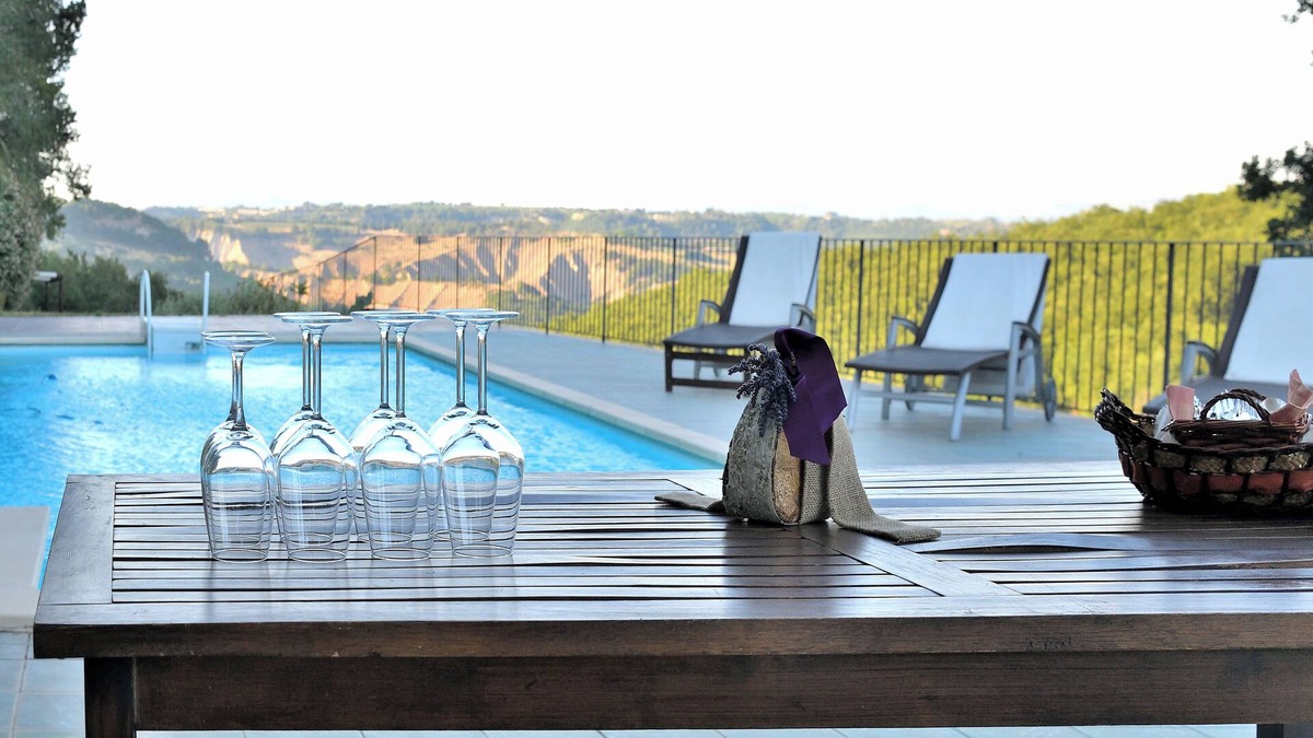 Bagnoregio Villa | Elegant Country house with private pool and with beautiful view for good relax