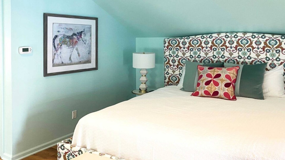 Lenox Bed & Breakfast | "Elegant Emily Dickinson Junior Suite with King Bed & Fireplace
