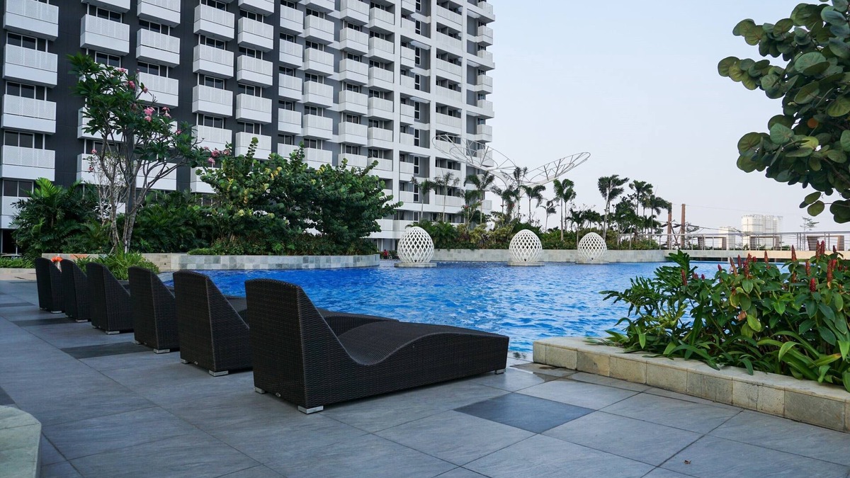Jakarta Apartment | Elegant Studio at West Vista Apartment with City View
