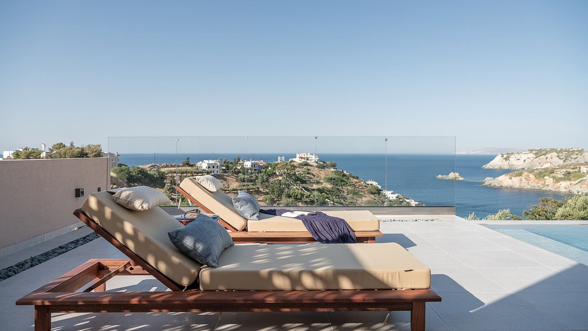 Agia Pelagia Villa | Elevated new villa w/Private Pool & Bbq, close to the beach and amenities
