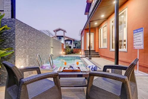Kune Village Villa | ELIVAAS Irene Jade 3 BHK with Pvt Pool & Balconies