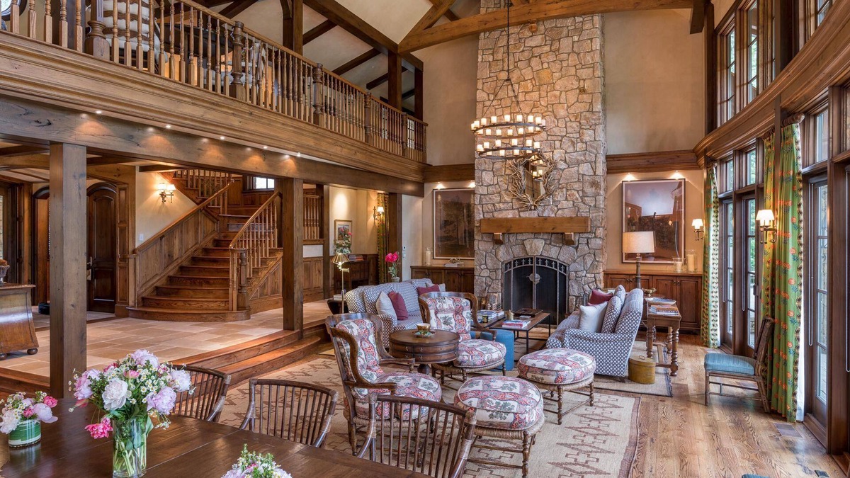 Hailey House | Enchanting Lakeside Estate on Manicured Grounds with Hot Tub and Breathtaking Mountain Views