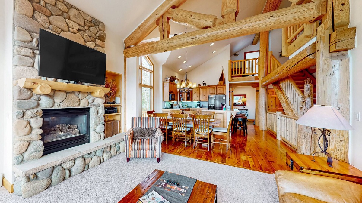 Fraser House | Enchanting mountain oasis with hot tub, fireplaces, deck, & views