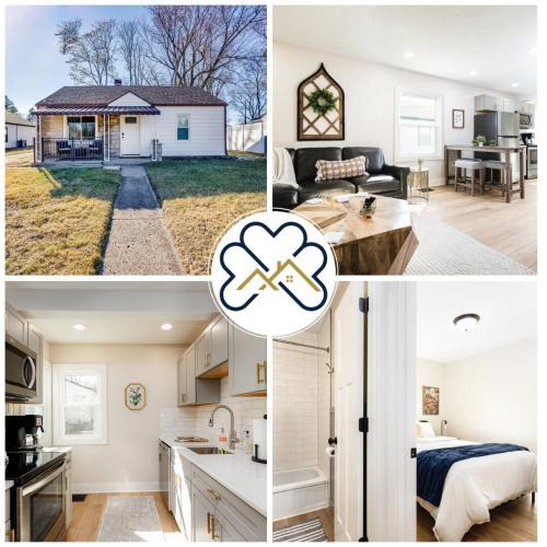 Northeast South Bend Apartment | End Zone Escape - 2BR house 1 mile to ND Stadium!