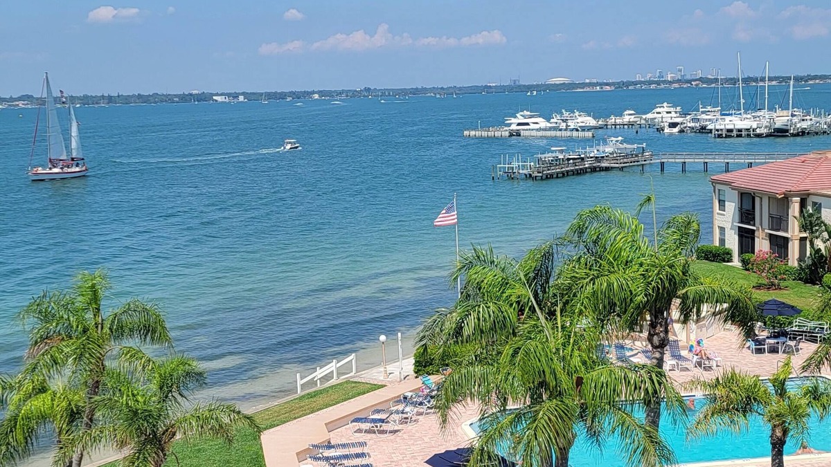 Casa del Mar Condo | Enjoy A Piece Of Paradise! Beautiful water view from this light, bright condo