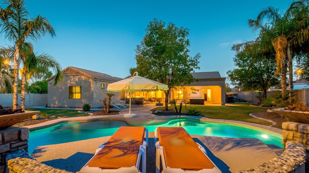 Gilbert House | Enormous Resort Style Home with a Basement