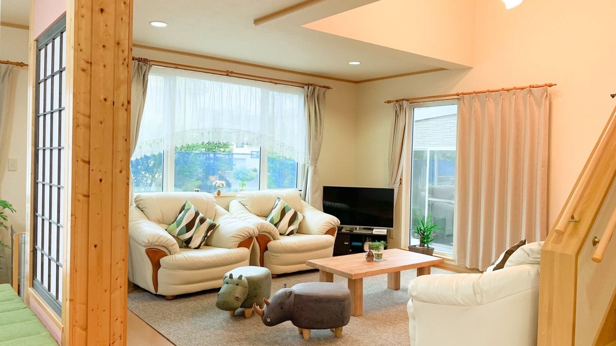 Shiraoi House | Entire building reserved for 1 group pets OK/Shiraoi-gun Hokkaidō
