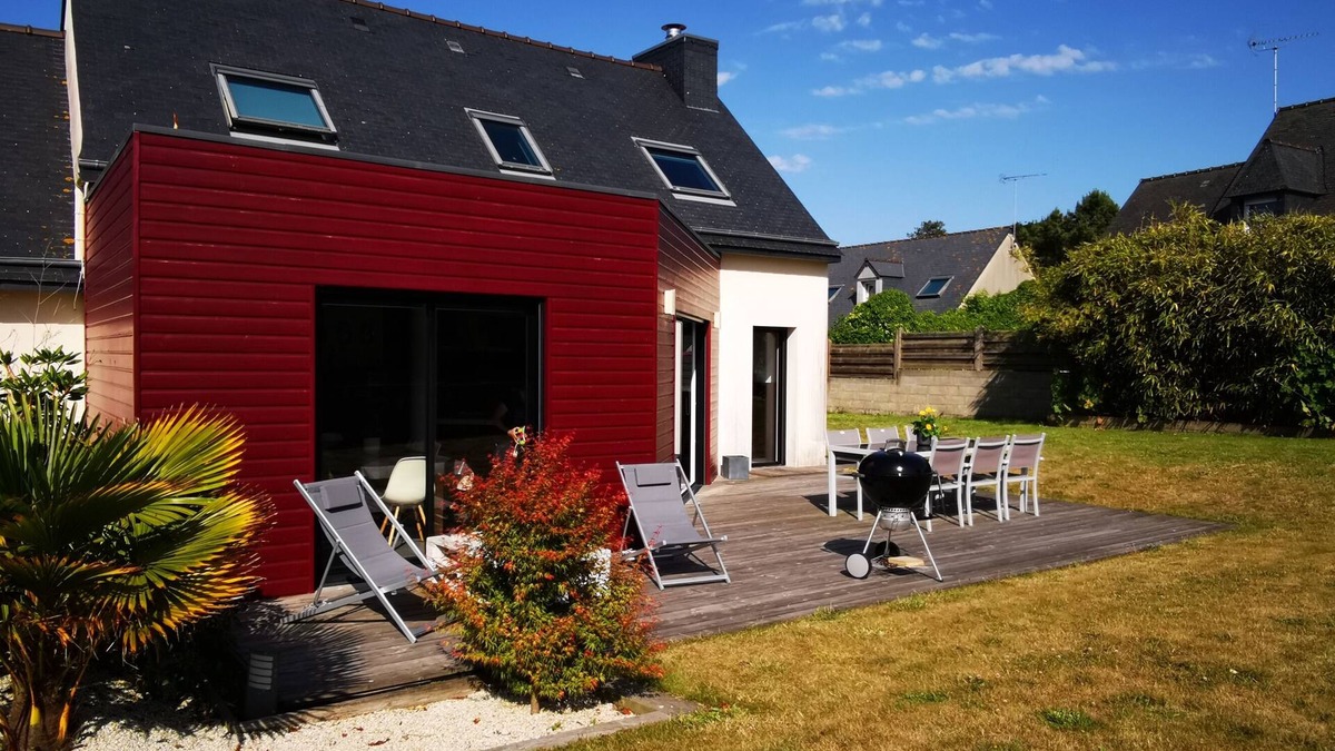 Trevou-Treguignec House | Entire contemporary house 10 minutes' walk from the beach in a quiet location