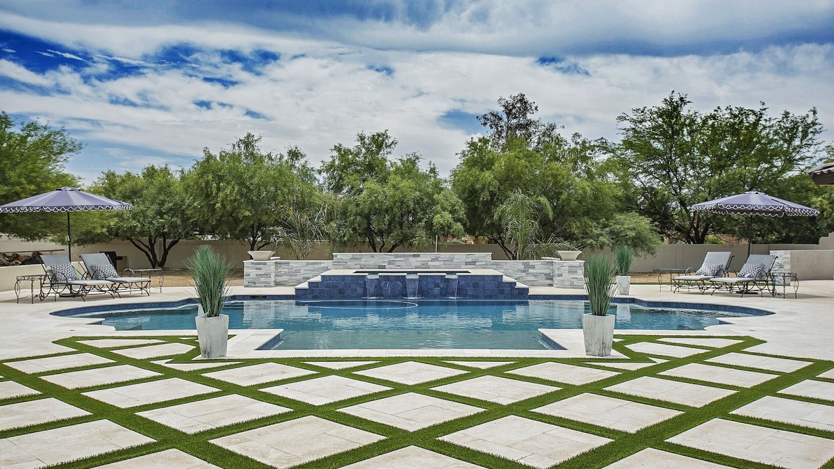 Sundown Manor House | Entire Home & Guest House! Resort Style Pool, Pickleball Court. 5 Star Property