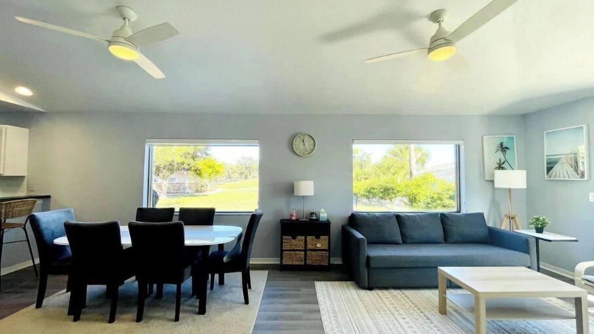 Lake Mary House | Entire House - King Bed Suite & Golf Course View