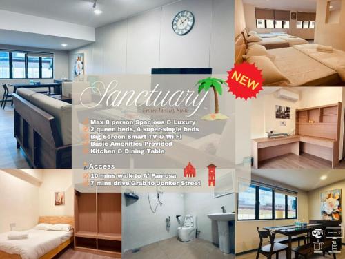Taman Melaka Raya Apartment | Entire Luxury Suite, Spacious&Elegant, 3R2B