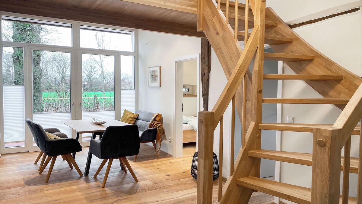 Ohne Apartment | Entrance hall - old farmhouse. Generous. Family time.