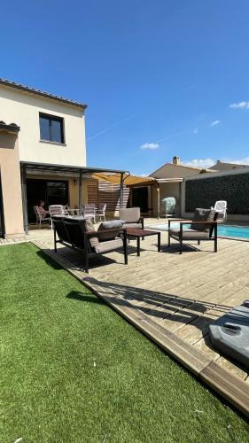 Malemort-du-Comtat Villa | Entre Vignes et Ventoux 3 chambres 6 à 8 pers