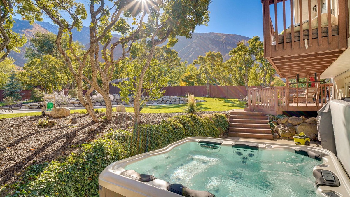 Sandy House | Epic Sandy Home w/ Heated Pool & Mountain Views!