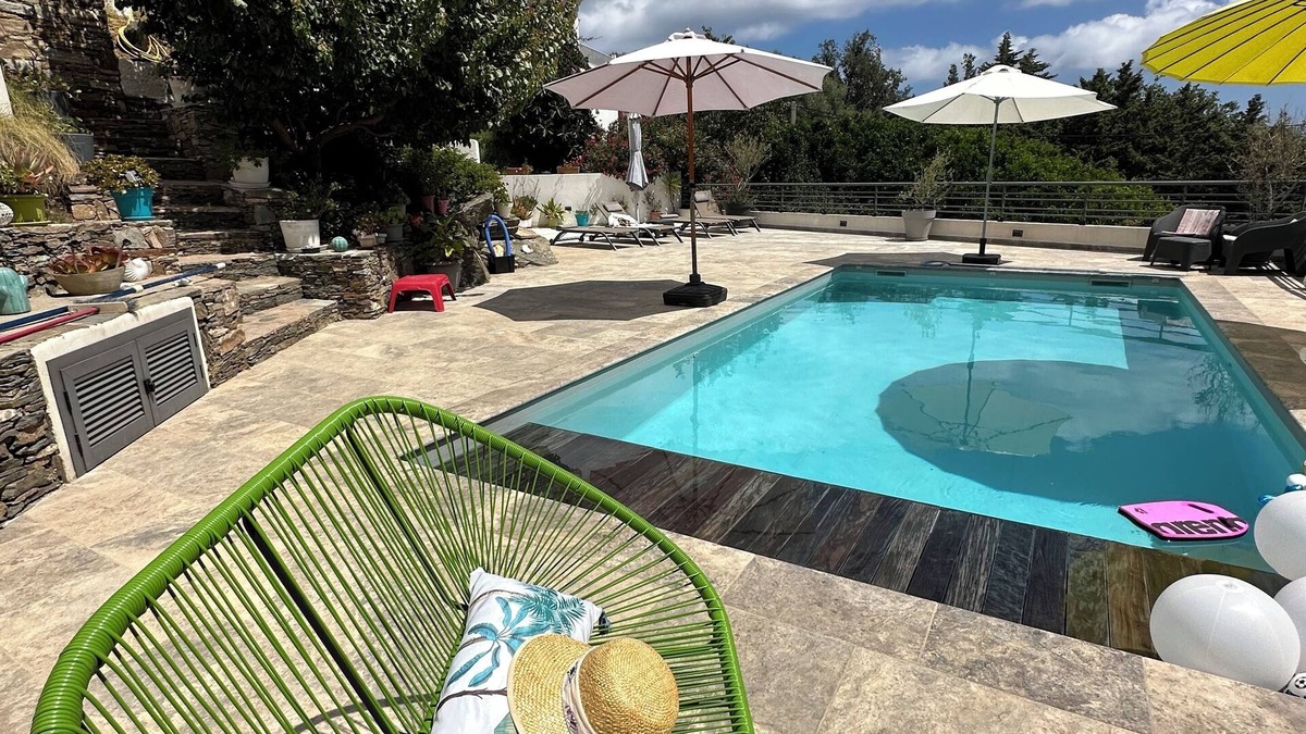 Brando Apartment | ERBALUNGA Cap Corse: T 2 all comfort Ground floor SEA VIEW, SWIMMINGPOOL ACCESS