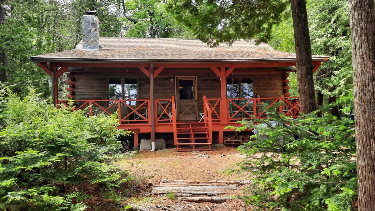 Willimantic Cabin | Escape to Howie's Camp: Unwind and Recharge at This Lakefront Log Cabin