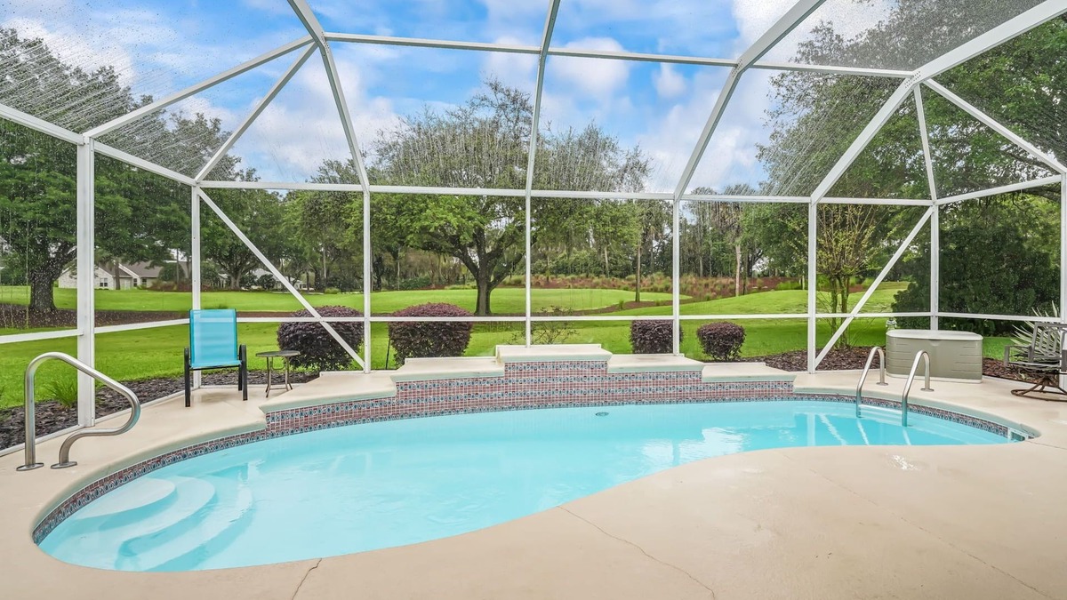 Lady Lake House | Escape to Luxury: Designer Pool Home in Valle Verde!