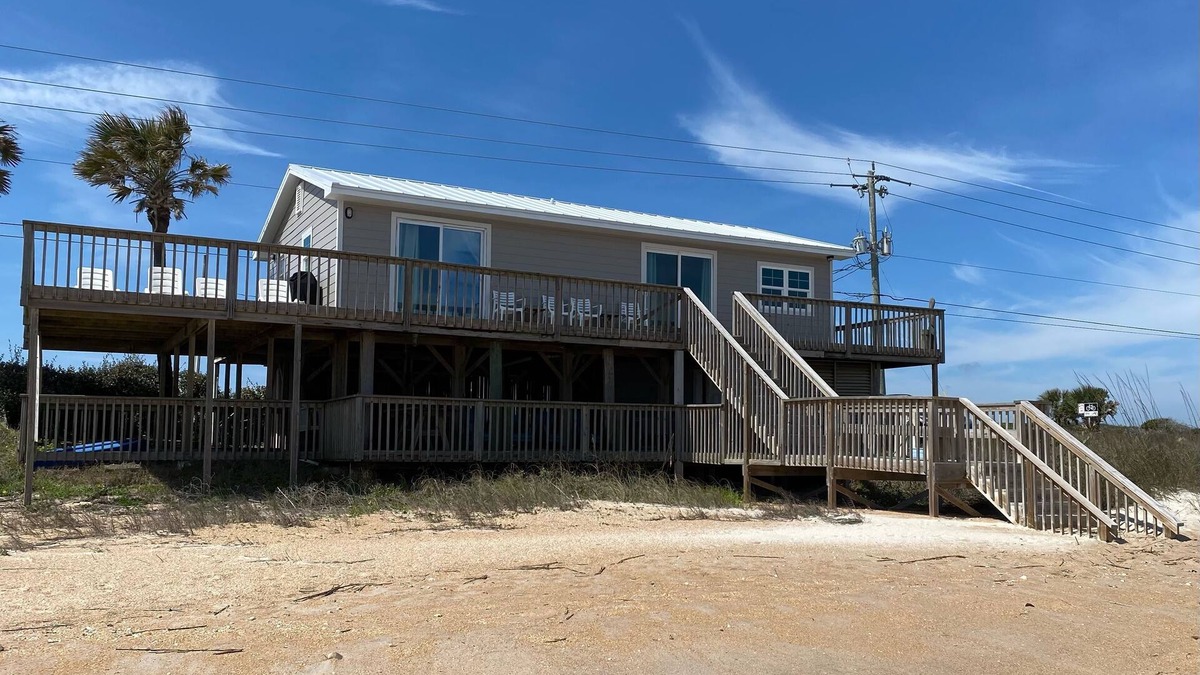 South Ponte Vedra Beach House | Escape to the Beach! Home is directly on beach! Come play in the sand and surf!