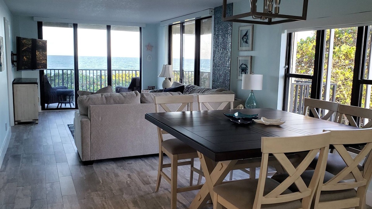 Hutchinson Island South Condo | Escape to your HAPPY place, luxury corner condo right on the beach!