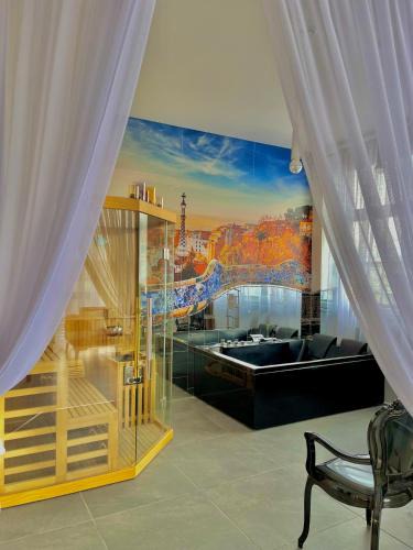 Wittelsheim Apartment | Espace détente Gaudi