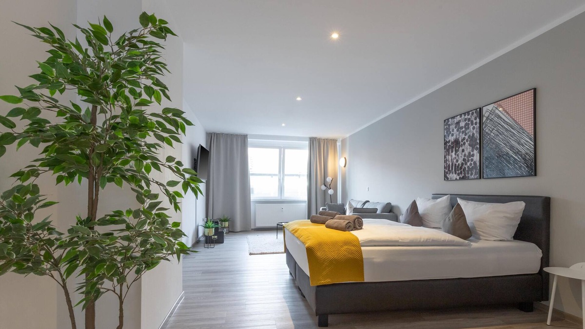 Stadtkern Apartment | Essen Kibbelstr | Suite XL + Sofa Bed
